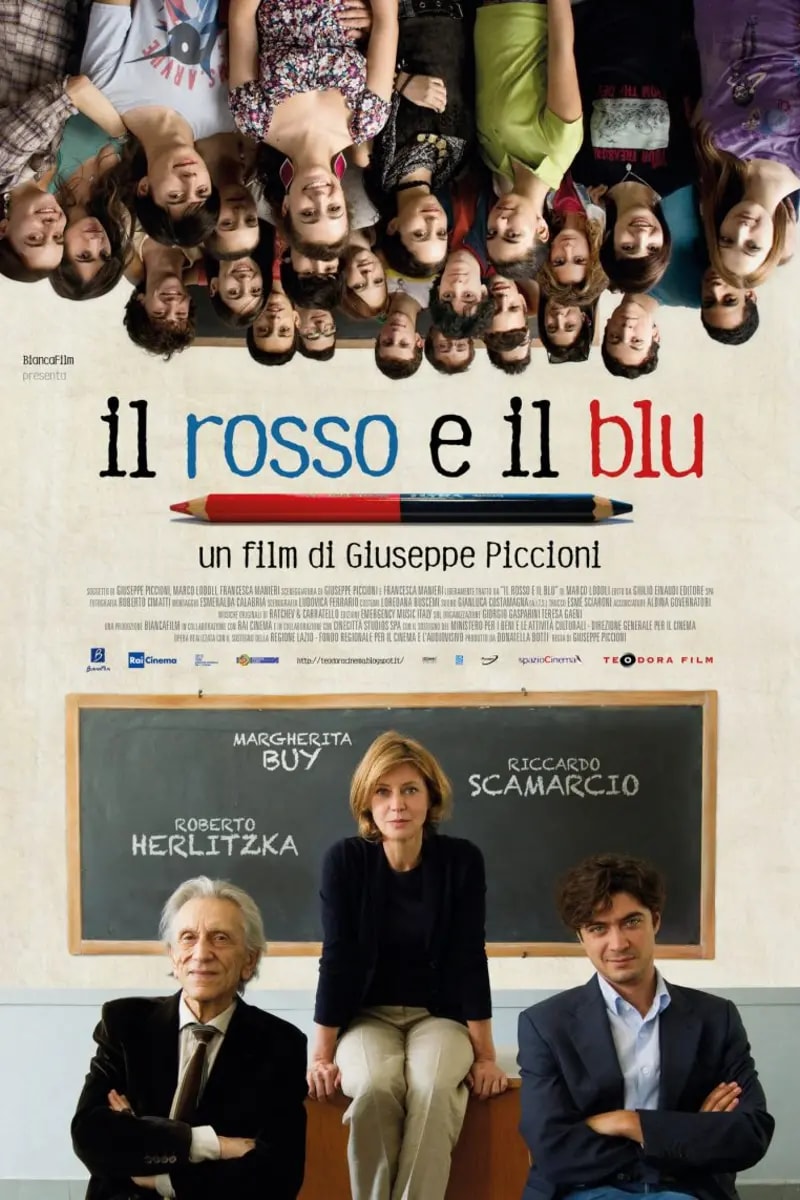 Il rosso e il blu poster backdrop